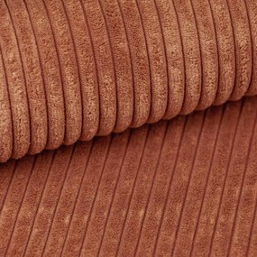 OFERTA Canapea de colt din teracota SMART COSARO, reversibila + 2 perne CADOU Calitatea a II-a