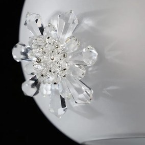 Lustra LUX decorativ fulgi de zapada din cristal SNOWFLAKE 02A-SB