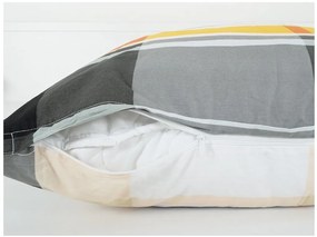 Lenjerie de pat din bumbac Renforce ORANGE KUBE colorat Dimensiunile lenjeriei: 70 x 90 cm | 140 x 200 cm