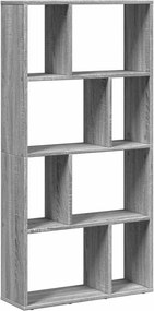 vidaXL Bibliotecă, gri sonoma, 60x20x120,5 cm, lemn prelucrat