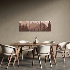Tablou - Munții Maro N⁰2 (cu ceas) (90x30 cm)