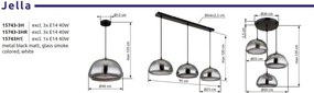 Lustra suspendata design modern JELLA 3L