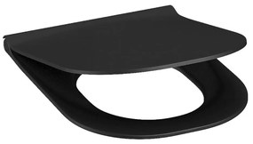 Colac de toaletă JIKA H8917167160631 SoftClose MIO duroplast/negru mat