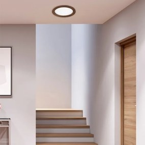 Corp de iluminat încastrat WOODY SPOT LED/23,5W/230V 4000K cireș ø 23,5 cm