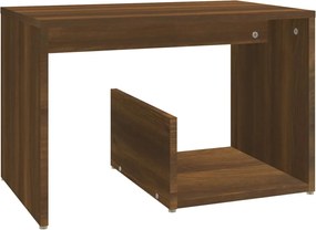 vidaXL Măsuță laterală, stejar maro, 59x36x38 cm, lemn compozit