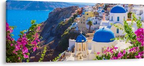Tablou - Santorini, Grecia (120x50 cm)