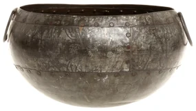 Vas decorativ din zinc antichizat, Grimaud