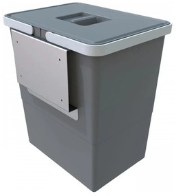 Coș de gunoi de plastic încorporat 18 l Easy - Elletipi