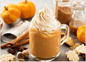 Tablou - Cafea cu lapte de dovleac (70x50 cm)