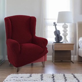 Nueva Textura Huse care se întind foarte bine NIAGARA bordo fotoliu clasic (l. 70 - 95 cm)