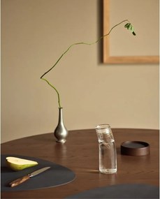 Cutie de depozitare maro din lemn, decorativă ø 11x3 cm Circle S – LIND DNA