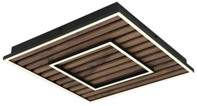 Plafonieră LED Globo 67345D1 WOODY LED/36W/230V 3000K 45x45 cm
