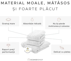 Prosop pentru corp Confort maxi, portocaliu 100 x 180 cm, 100% bumbac