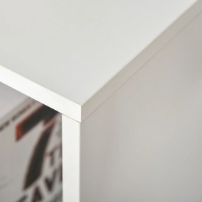 HOMCOM Mobile Libreria a 6 Cubi Moderno a Parete in Legno Bianco | Aosom Romania