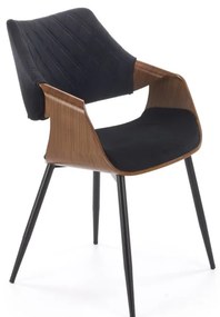 Scaun K586 negru/nuc H77 cm