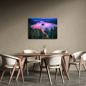 Tablou - Lacul Tahoe, Sierra Nevada, California, SUA (70x50 cm)