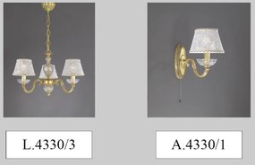 Candelabru clasic cu 3 brate design italian 4330