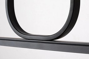 Lustra Suspendata Liniara, LED, Negru, Elia