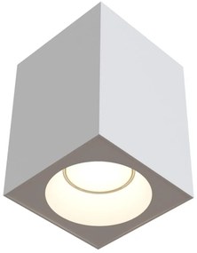Spot aplicat, plafoniera pentru baie design modern IP65 Zoom alb 9x9cm