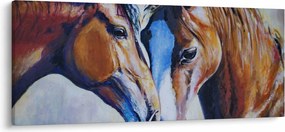 Tablou - Caii îndrăgostiți (120x50 cm)
