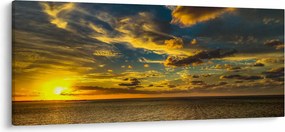 Apus de soare la mare (120x50 cm)