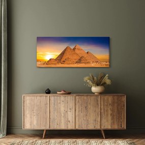 Tablou - Piremidele din Egipt (120x50 cm)