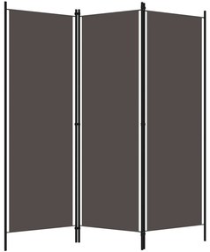 Paravan de camera cu 4 panouri, alb, 200 x 180 cm Paravan de camera cu 3 panouri, antracit, 150 x 180 cm