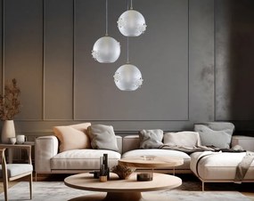 Lustra LUX decorativ fulgi de zapada din cristal SNOWFLAKE 02A-SB