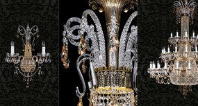 Aplica eleganta, design LUX Cristal Bohemia Exclusive NADINE II. CE