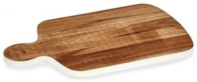 Masă de tăiat maro alb lemn de salcâm (25,7 x 1,5 x 40 cm)