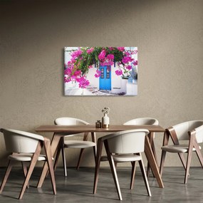 Tablou - Casă tradițională grecească (90x60 cm)
