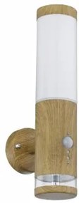 Aplica exterior 1 bec E27+led 1.2W cu senzor IP44 Jaicy 34070S Globo