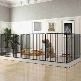 Pawhut tarc Joaca pentru Caini – 6 Panouri Rezistente | Aosom Romania