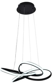 Lustră LED dimabilă pe cablu LED/40W/230V 3000-6500K negru + telecomandă