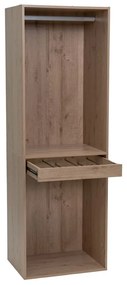 Dulap modular în culoare naturală deschis cu aspect de lemn de stejar 60x180x45 cm Modular – Casa Selección