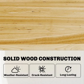 Outsunny Jardinieră înaltă cu seră din lemn, ladă de plantare ridicată cu capac rabatabil, raft, material nețesut, ergonomic | Aosom Romania