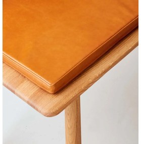 Bancă din piele maro cognac Elba - Hammel Furniture