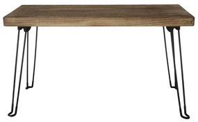 Măsuță de cafea Pavlovnie lemn deschis, 81 x 38 cm