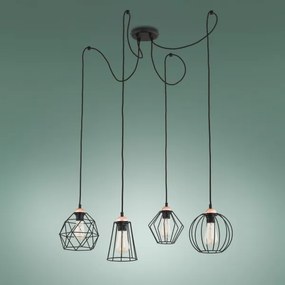 Lustră pe cablu GALAXY 4xE27/60W/230V