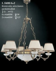 Candelabru din alama 6 brate design italian 5400