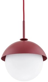 Lustră pe cablu CAPPELLO 1xE27/15W/230V roșu Argon 8296