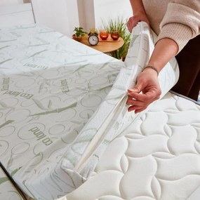 decoDoma Saltea de protecţie cu spumă cu memorie BAMBOO Comfort 90 x 200 x 6 cm