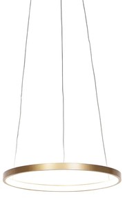 Lampă modernă cu pandantiv inel auriu 40 cm inclusiv LED - Anella