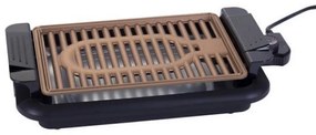 Grătar fără fum Oliver Voltz OV51015P, 1200W, 30x21 cm, Termostat, Acoperire antiaderentă, Tavă de grăsime, Negru/maro