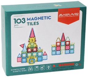 SET DE CONSTRUCTIE MAGNETIC 3D - 103 PIESE - MAGPLAYER (MPL2-103)