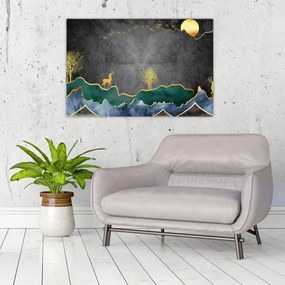 Tablou - Munții (90x60 cm)