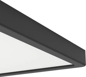 Eglo 901304-LED Plafonieră FUEVA LED/13W/230V 2700/4000/6500K 29x29cm neagră