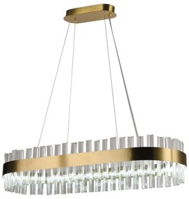 Lustră LED de cristal dimabilă pe cablu LED/45W/230V + telecomandă