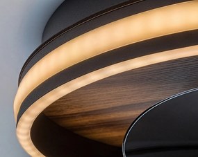 Plafoniera LED cu ventilator si telecomanda Faustine