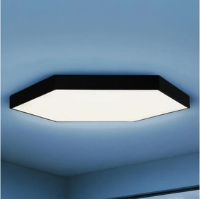 Plafonieră LED, 240 W, 230 V, 3000/4000/6500 K, Ø 120 cm, negru